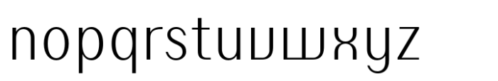 Little Micro Sans Thin Font LOWERCASE