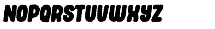 Little Moon Bikkie Rough Italic Font UPPERCASE