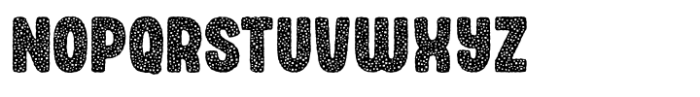 Little Moon Dragee Rough Font UPPERCASE