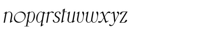 Little Muffin Italic Font LOWERCASE