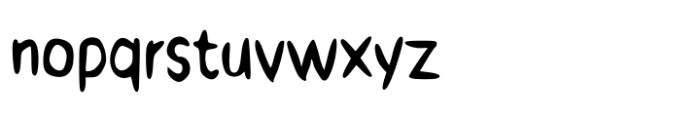 Little Poeny Font LOWERCASE