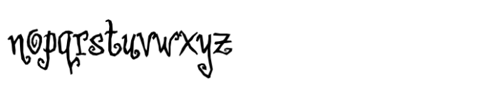 Little Witch Font LOWERCASE