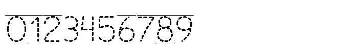 Little Writer Dashed+Line Font OTHER CHARS