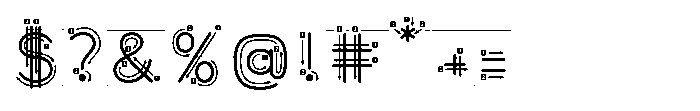 Little Writer Instructions+Line Font OTHER CHARS