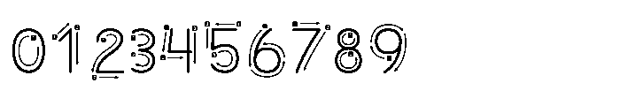 Little Writer Instructions Font OTHER CHARS