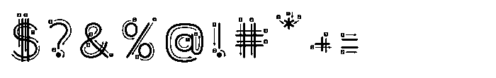 Little Writer Instructions Font OTHER CHARS