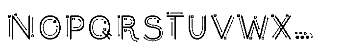 Little Writer Instructions Font UPPERCASE