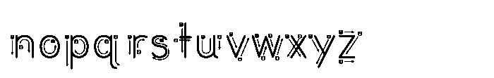 Little Writer Instructions Font LOWERCASE