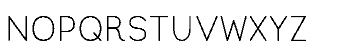 Little Writer Solid Font UPPERCASE