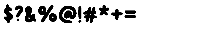 Little You Font OTHER CHARS
