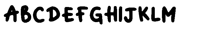 Little You Font UPPERCASE