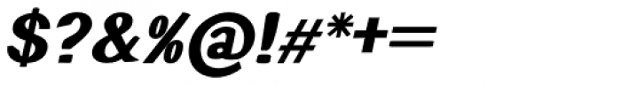 Littler Serifada Italic Font OTHER CHARS