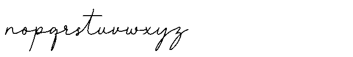 Living my story Font LOWERCASE