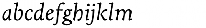 Livory Italic Font LOWERCASE