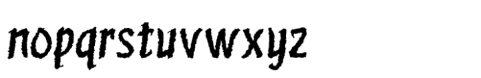 Liymadz Distord Font LOWERCASE