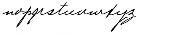 Lizzy Handwriting Font LOWERCASE