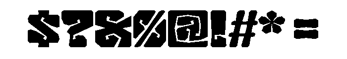 LibidoRagged CondensedHuge Instance Font OTHER CHARS