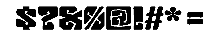 LibidoRagged CondensedLarge Instance Font OTHER CHARS