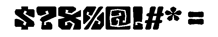 LibidoRagged CondensedMedium Instance Font OTHER CHARS