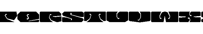 LibidoRagged ExpandedHuge Instance Font LOWERCASE
