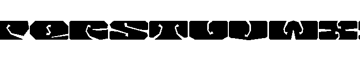 LibidoRagged ExpandedLarge Instance Font LOWERCASE