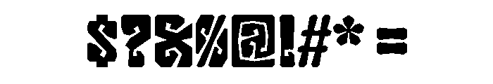 LibidoRagged ExtraCondensedLarge Instance Font OTHER CHARS