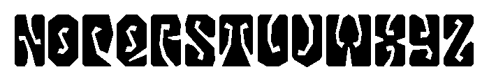 LibidoRagged ExtraCondensedMedium Instance Font LOWERCASE