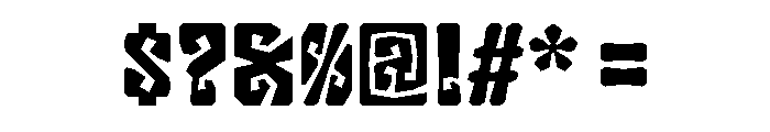 LibidoRagged ExtraCondensedSmall Instance Font OTHER CHARS