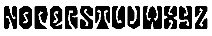 LibidoRagged ExtraCondensedSmall Instance Font LOWERCASE