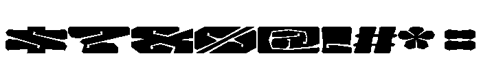 LibidoRagged ExtraExpandedHuge Instance Font OTHER CHARS