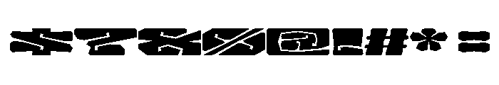 LibidoRagged ExtraExpandedLarge Instance Font OTHER CHARS