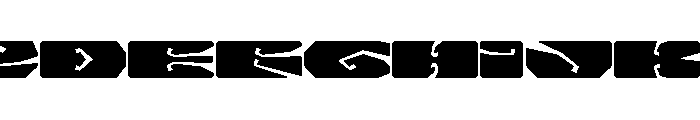 LibidoRagged ExtraExpandedLarge Instance Font UPPERCASE