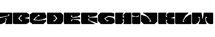 LibidoRagged RegularHuge Instance FONT
