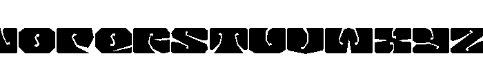 LibidoRagged RegularHuge Instance Font LOWERCASE