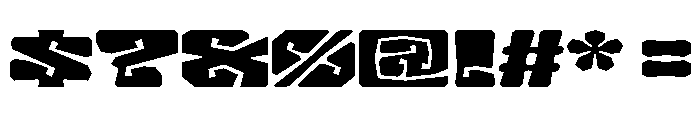 LibidoRagged RegularMedium Instance Font OTHER CHARS