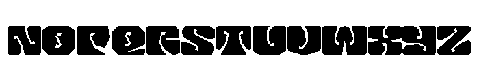 LibidoRagged SemiCondensedLarge Instance Font LOWERCASE