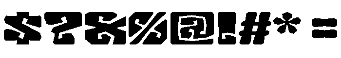 LibidoRagged SemiCondensedSmall Instance Font OTHER CHARS