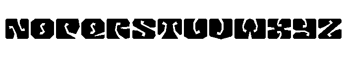 LibidoRagged SemiCondensedSmall Instance Font LOWERCASE