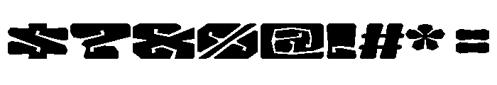 LibidoRagged SemiExpandedLarge Instance Font OTHER CHARS