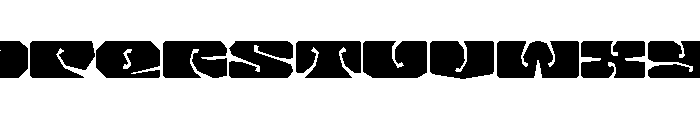 LibidoRagged SemiExpandedLarge Instance Font LOWERCASE