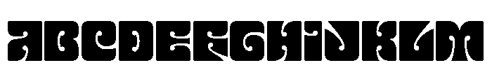 LibidoSmooth CondensedLarge Instance Font UPPERCASE
