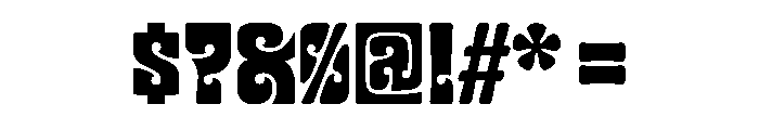 LibidoSmooth ExtraCondensedLarge Instance Font OTHER CHARS