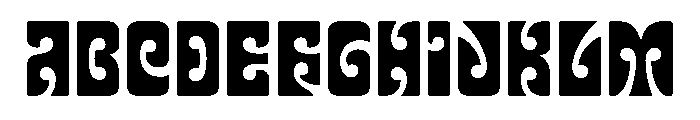 LibidoSmooth ExtraCondensedSmall Instance Font UPPERCASE