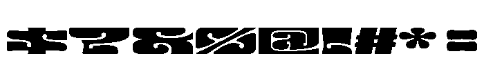 LibidoSmooth ExtraExpandedSmall Instance Font OTHER CHARS