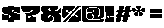 LibidoSmooth SemiCondensedLarge Instance Font OTHER CHARS