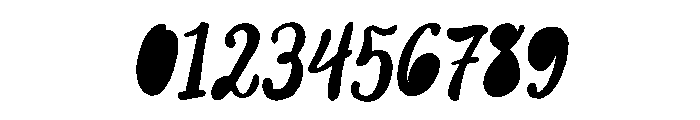 Likely RegularItalicFill Font OTHER CHARS