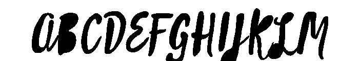 Likely RegularItalicFill Font UPPERCASE