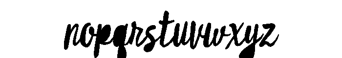 Likely RegularItalicFill Font LOWERCASE