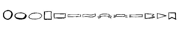 Likely Shapes Font UPPERCASE