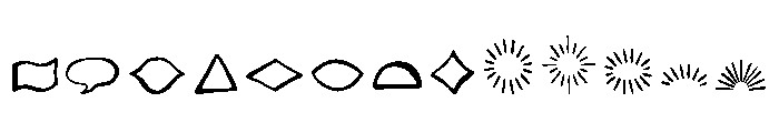 Likely Shapes Font UPPERCASE